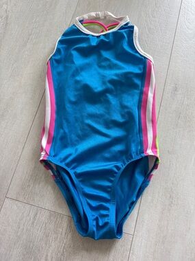 GK Girls Blue/ Pink leotard